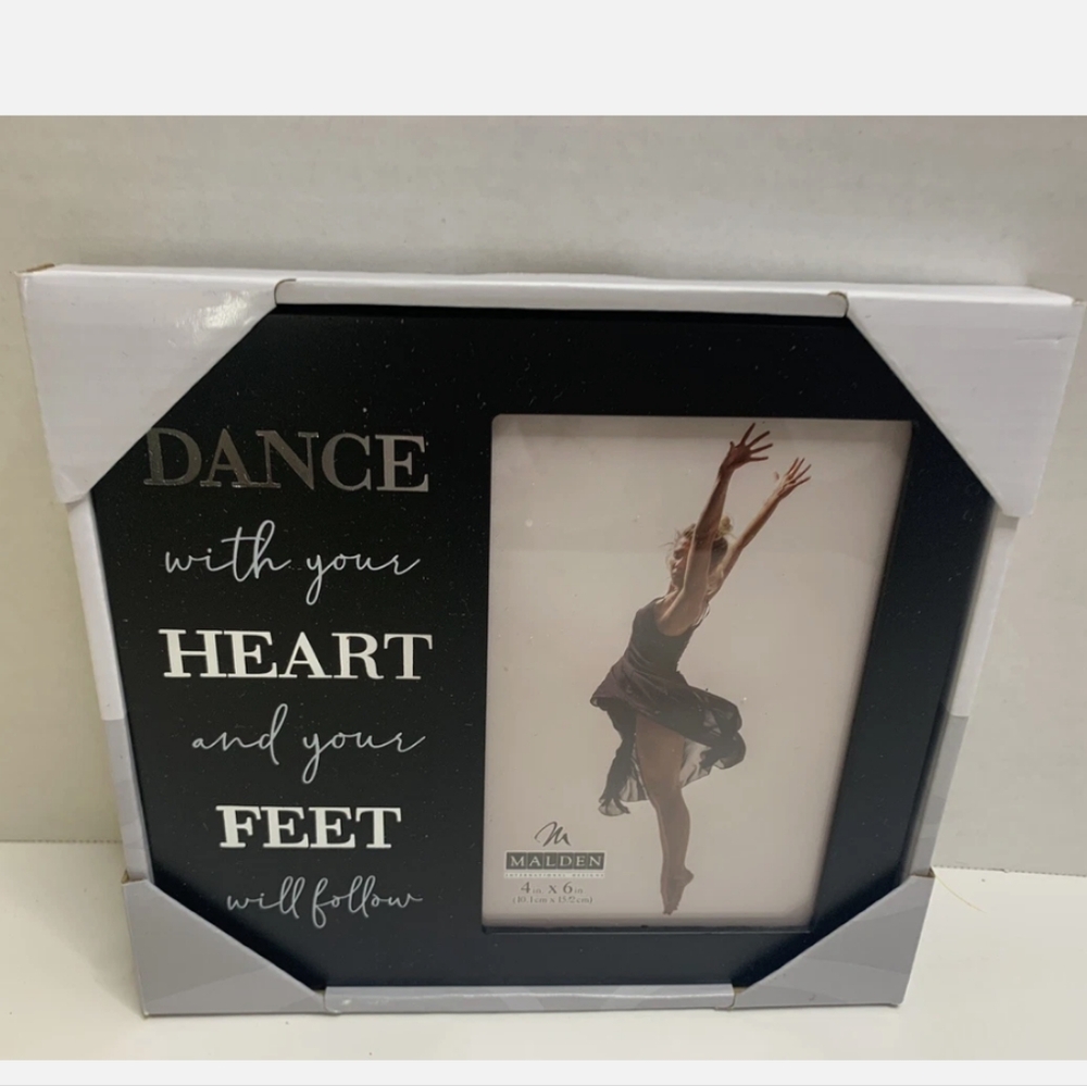 Malden Black Picture Frame Dance Accents